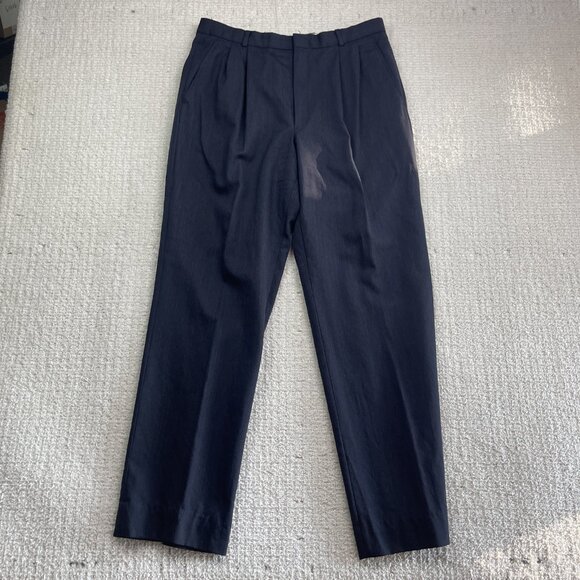 Henley Canada Blue Wool Double Breasted Suit Jacket Men’s 39R + 33W Pants Set - Picture 16 of 16